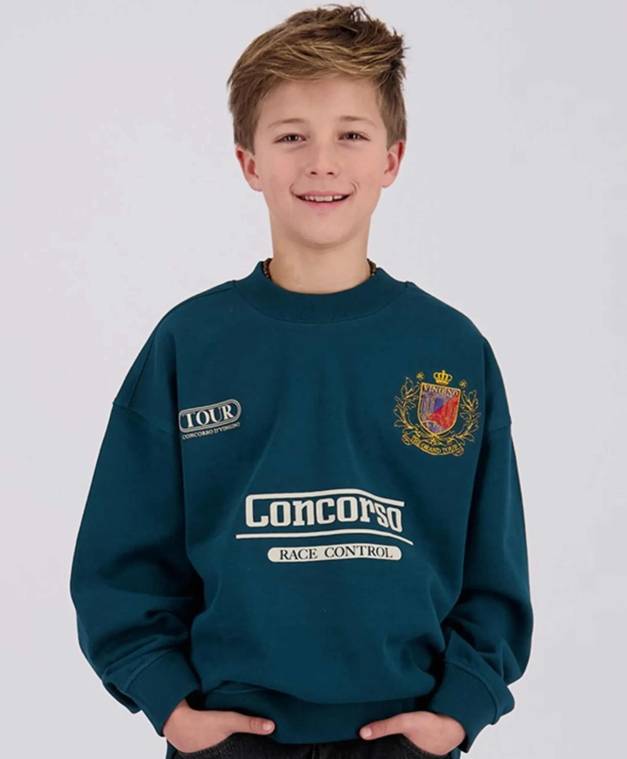 Jongens sweater blauw