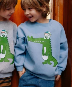 Jongens sweater blauw