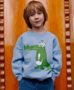Jongens sweater blauw