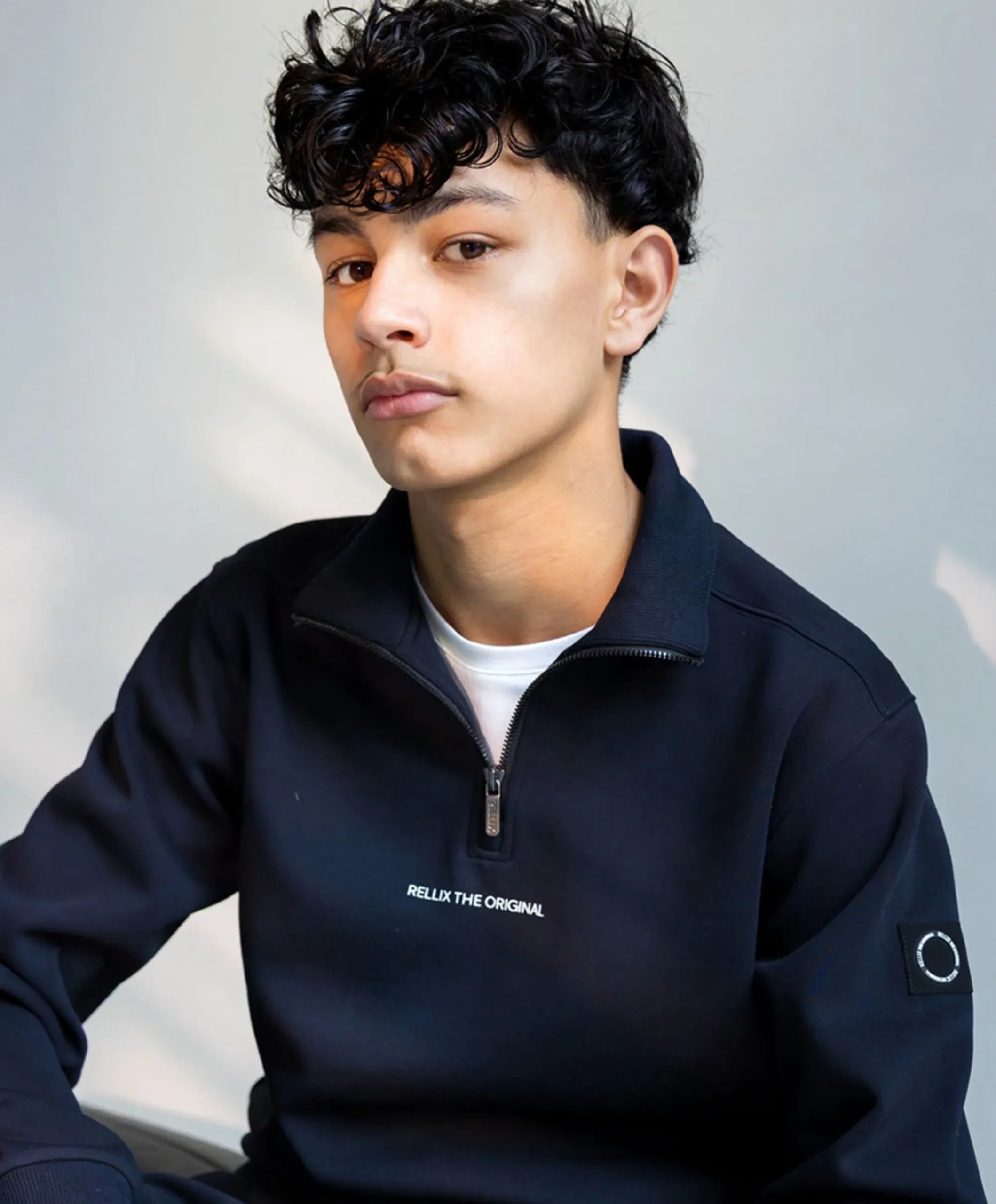 Jongens sweater blauw