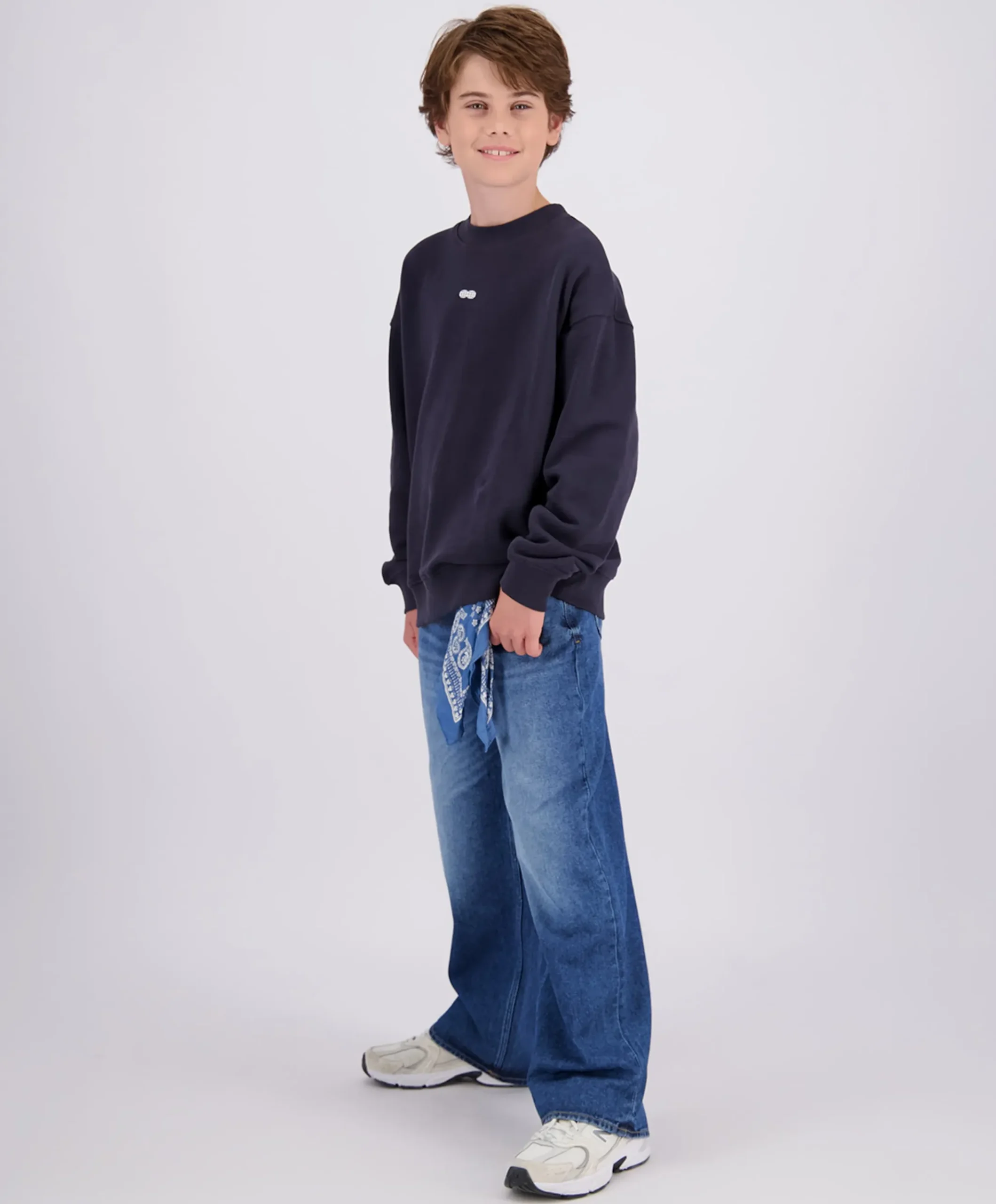 Jongens sweater blauw