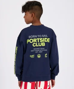 Jongens sweater blauw