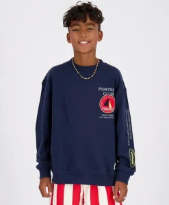Jongens sweater blauw