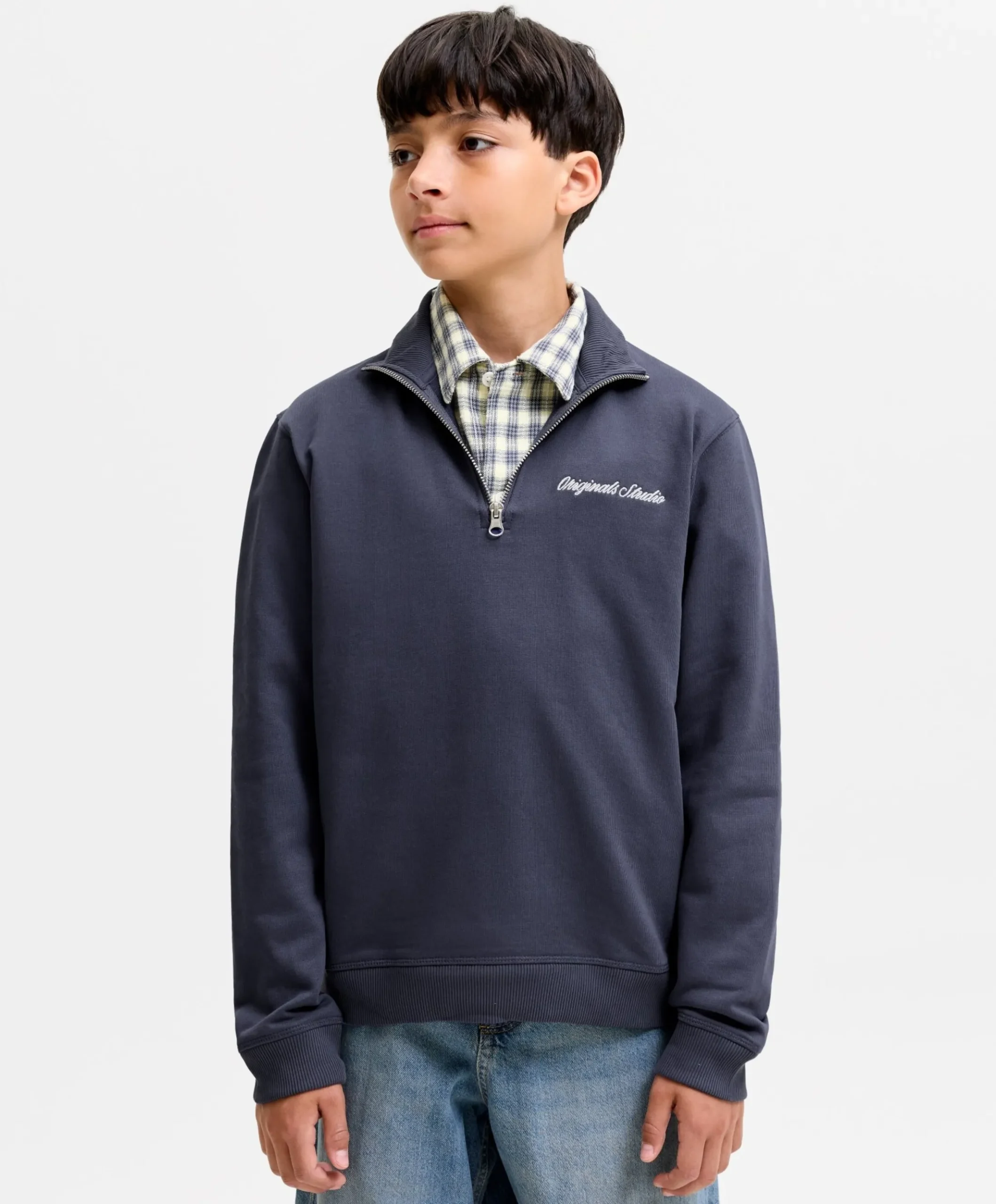 Jongens sweater blauw