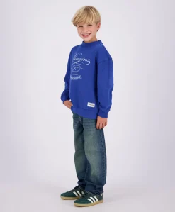 Jongens sweater blauw