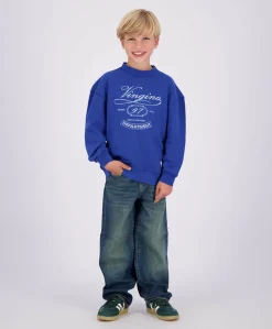 Jongens sweater blauw