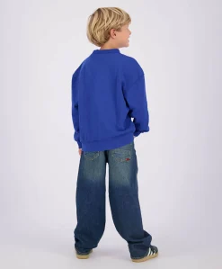 Jongens sweater blauw