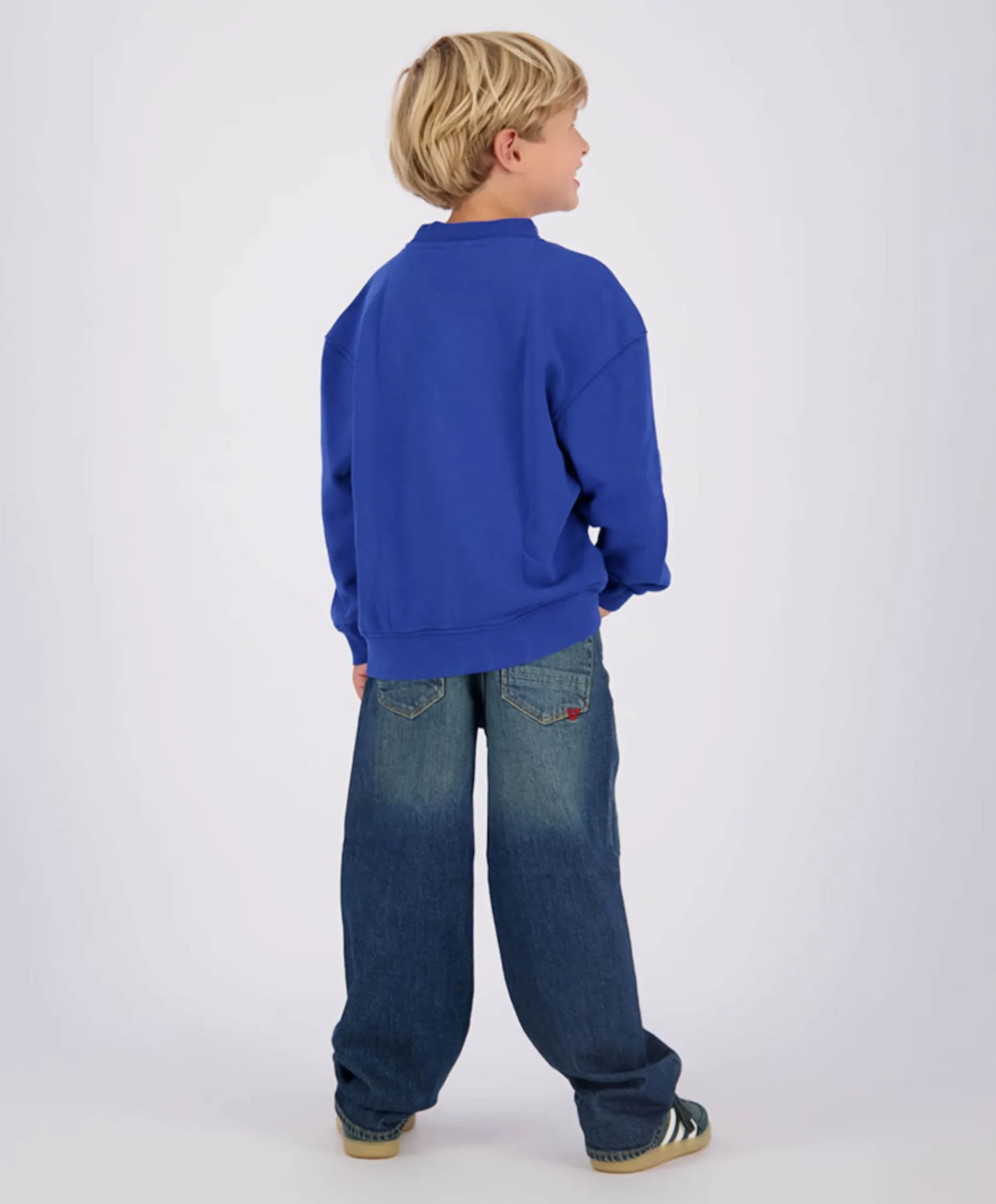Jongens sweater blauw