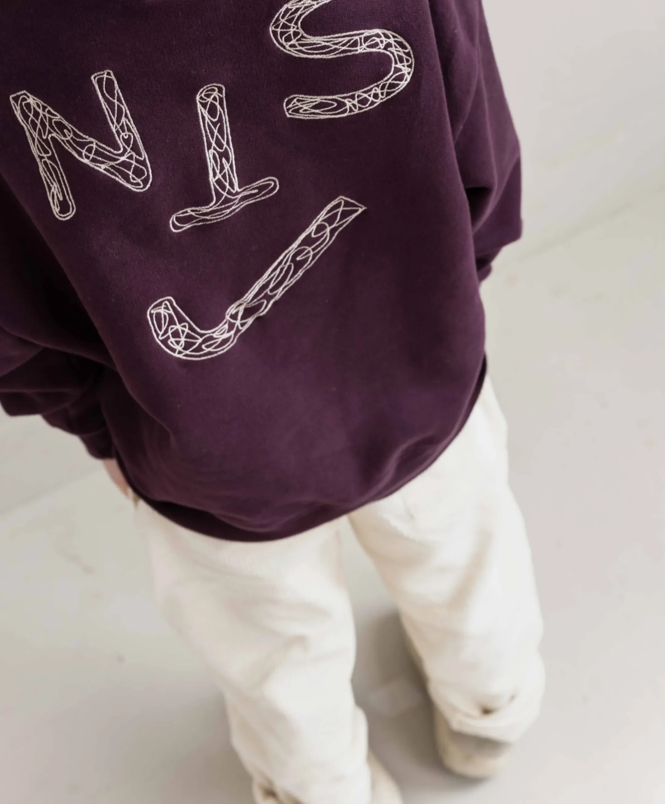 Jongens sweater bordeaux