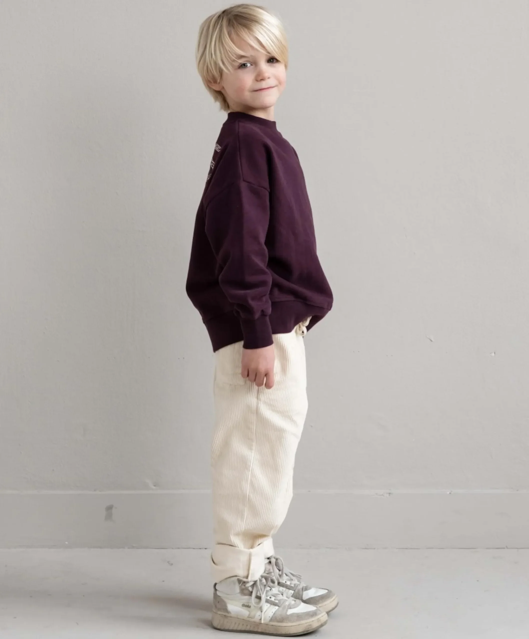 Jongens sweater bordeaux