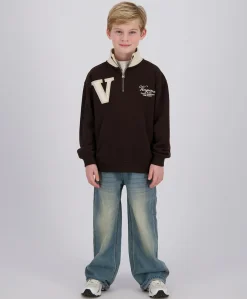 Jongens sweater bruin