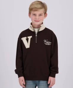 Jongens sweater bruin