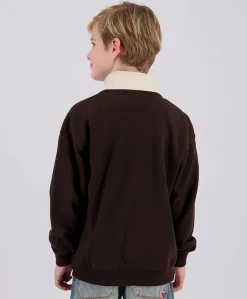 Jongens sweater bruin