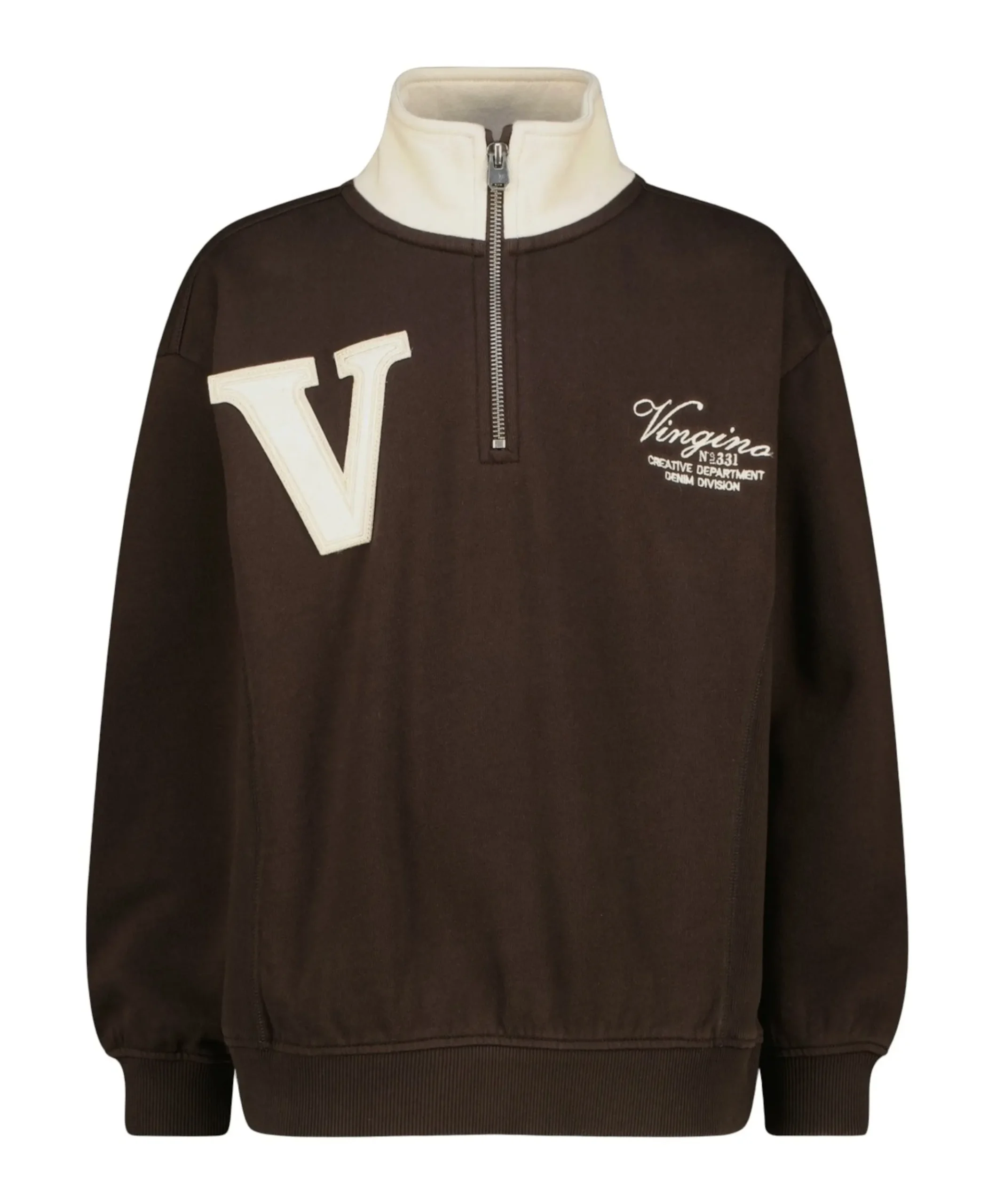 Jongens sweater bruin