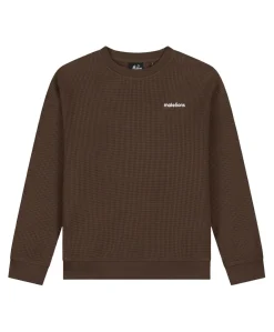 Jongens sweater bruin