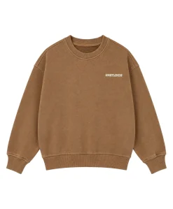 Jongens sweater bruin