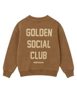 Jongens sweater bruin