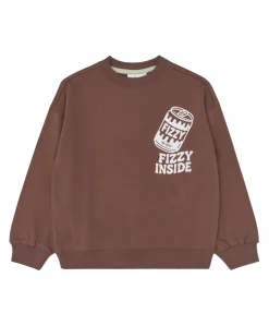Jongens sweater bruin