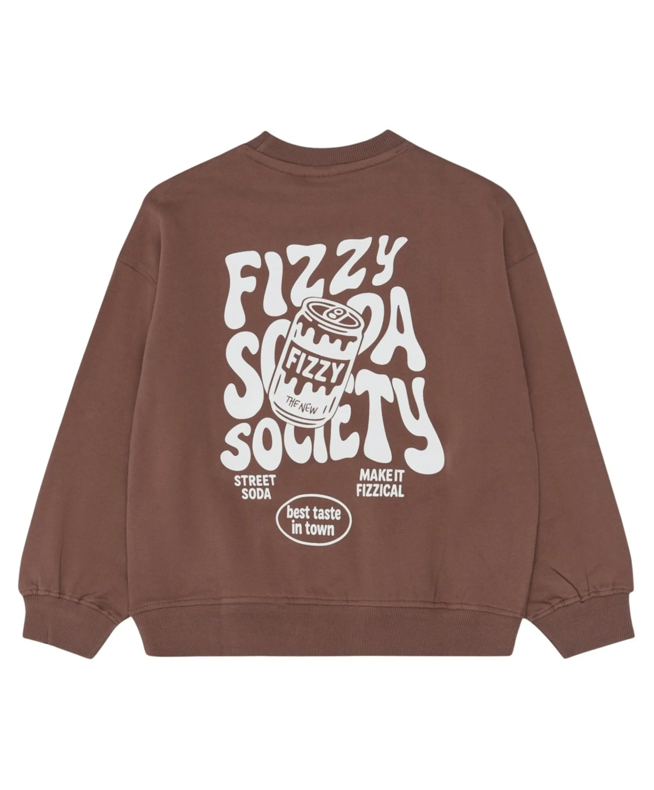Jongens sweater bruin