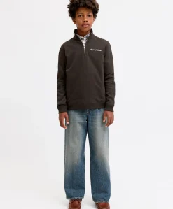 Jongens sweater bruin