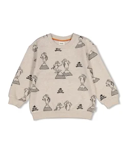 Jongens sweater ecru