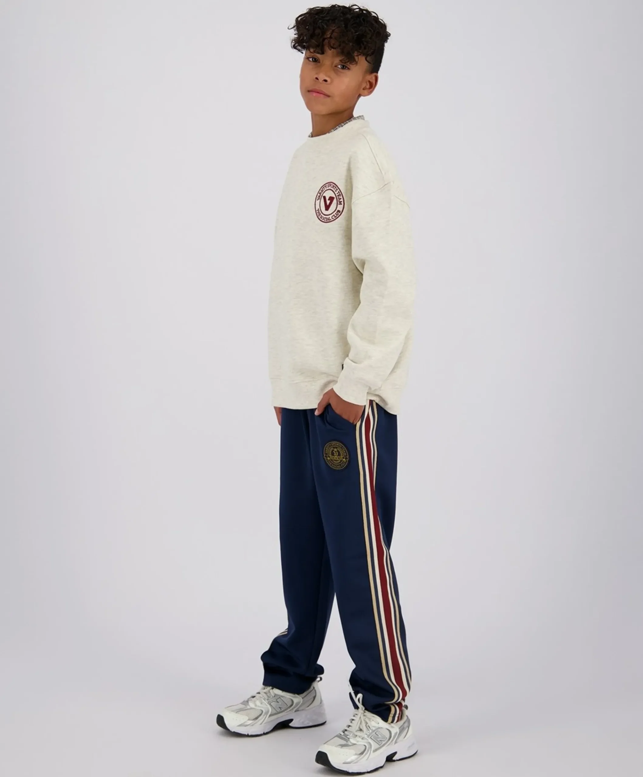 Jongens sweater ecru