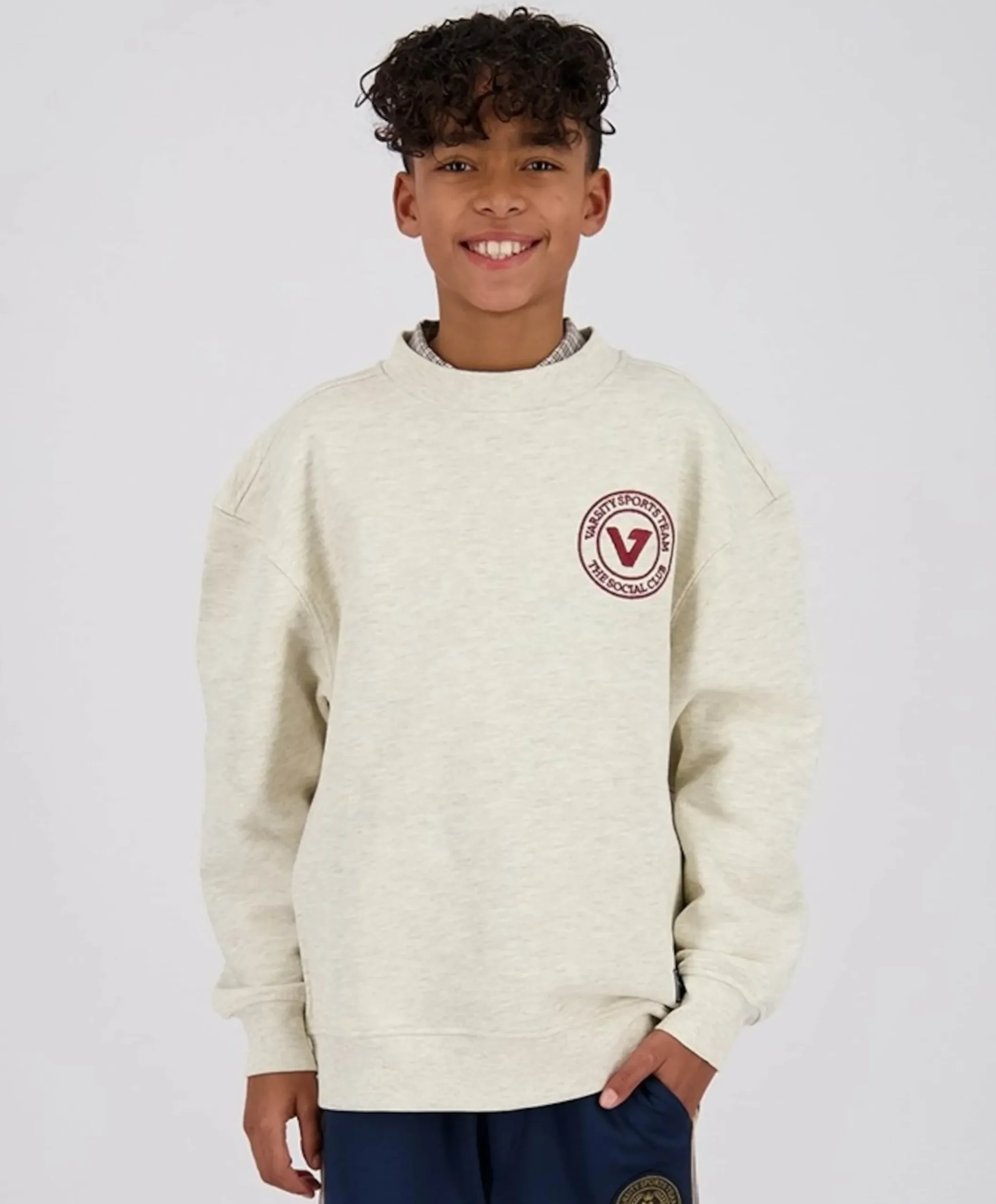 Jongens sweater ecru