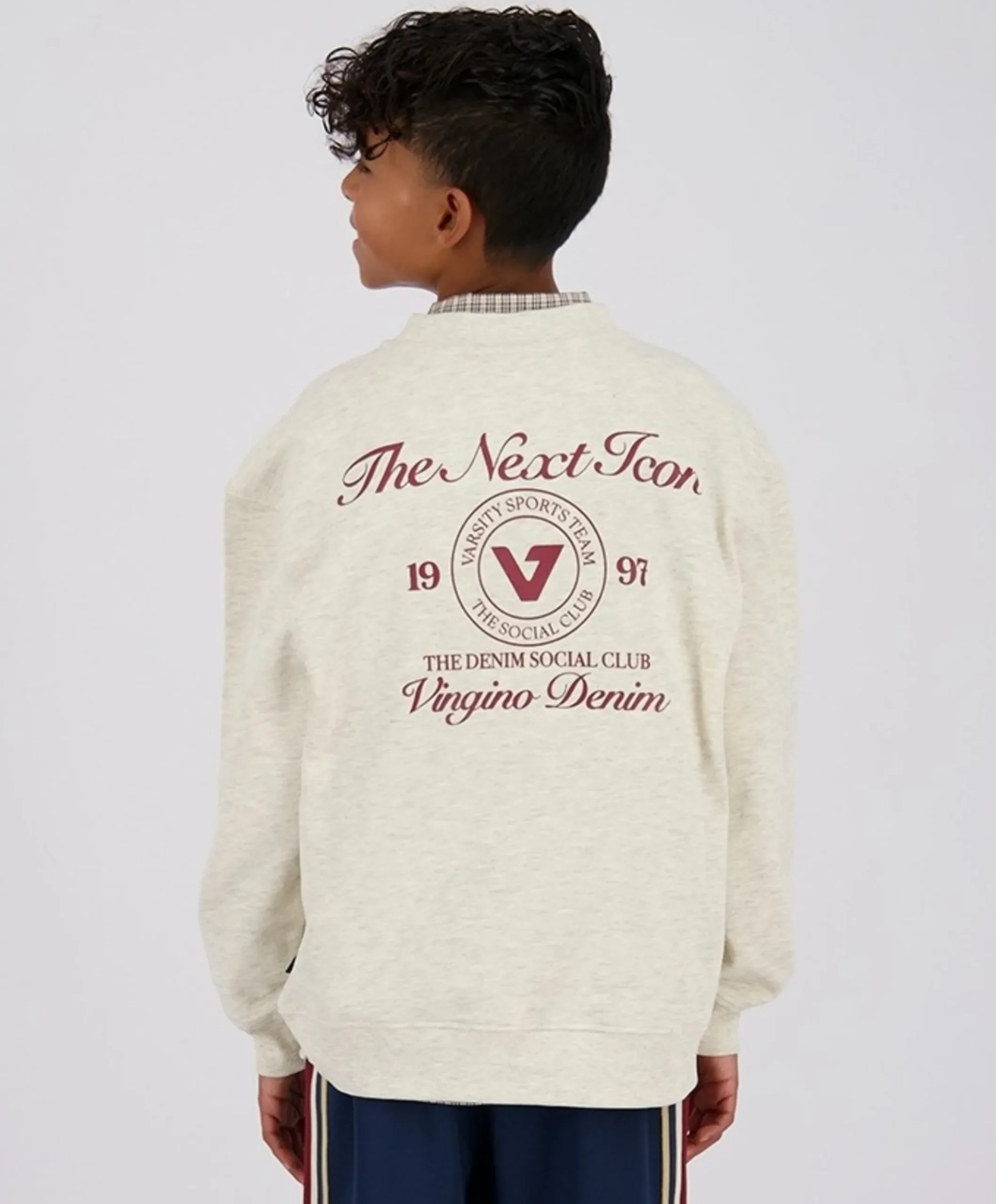 Jongens sweater ecru