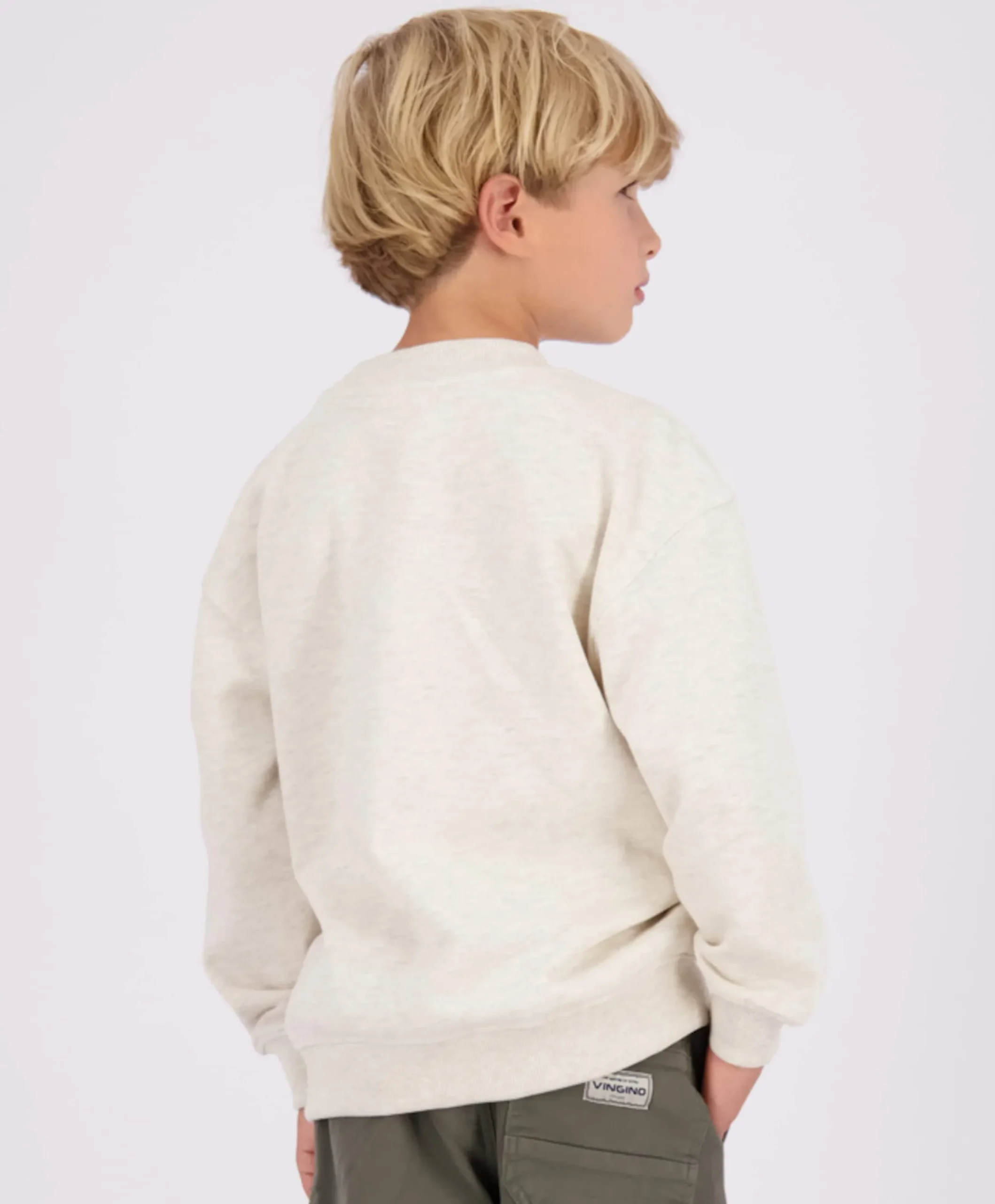 Jongens sweater ecru