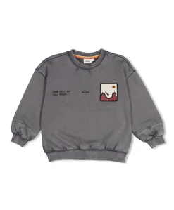 Jongens sweater grijs