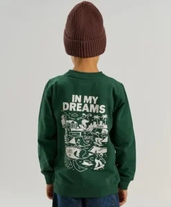 Jongens sweater groen