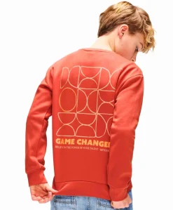 Jongens sweater oranje