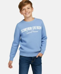 Jongens trui blauw