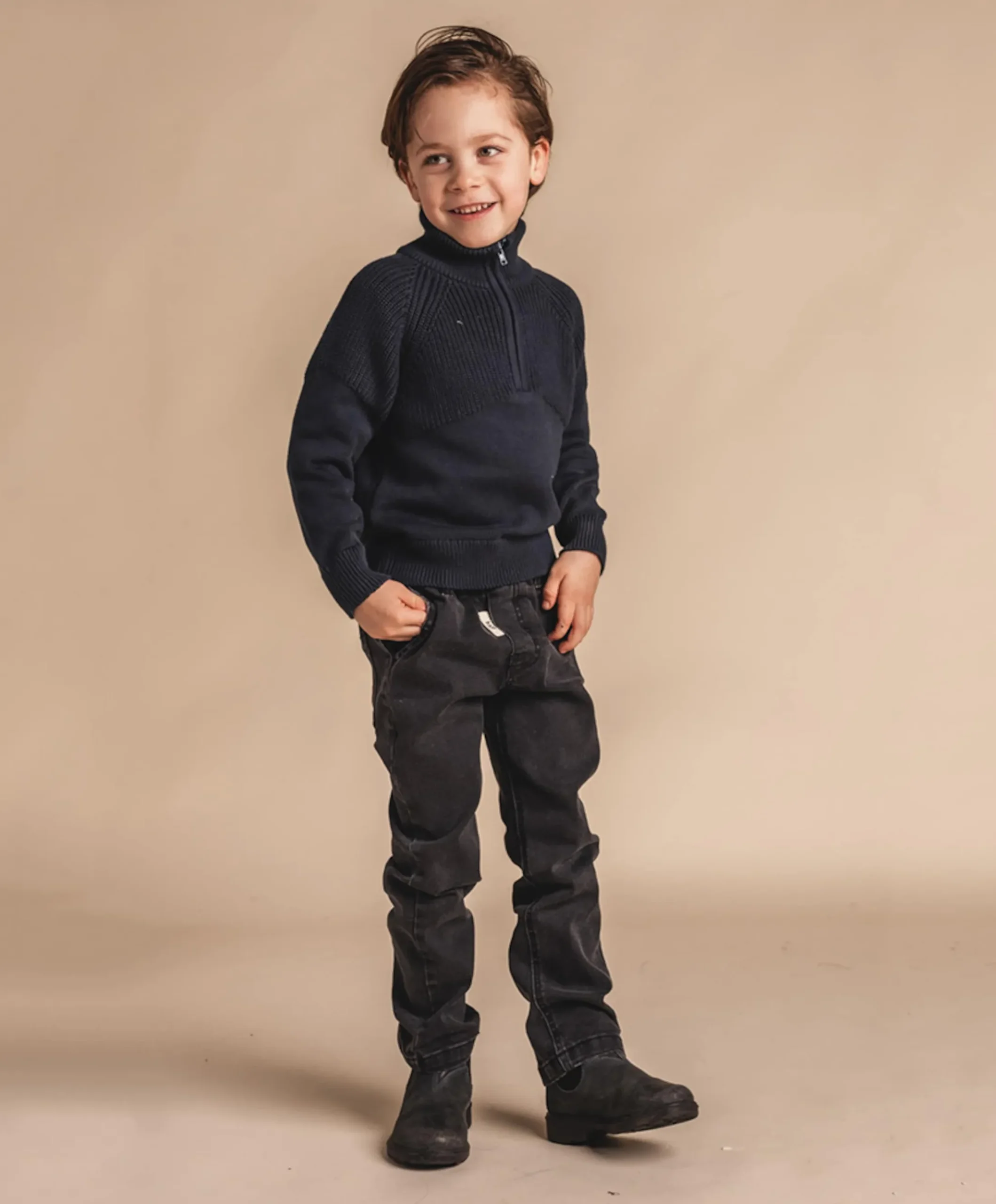 Jongens trui blauw