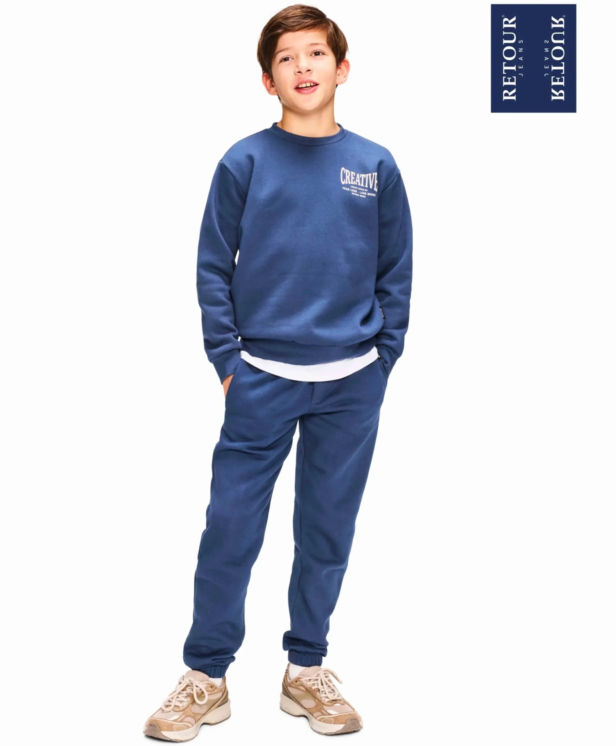 Jongens trui blauw