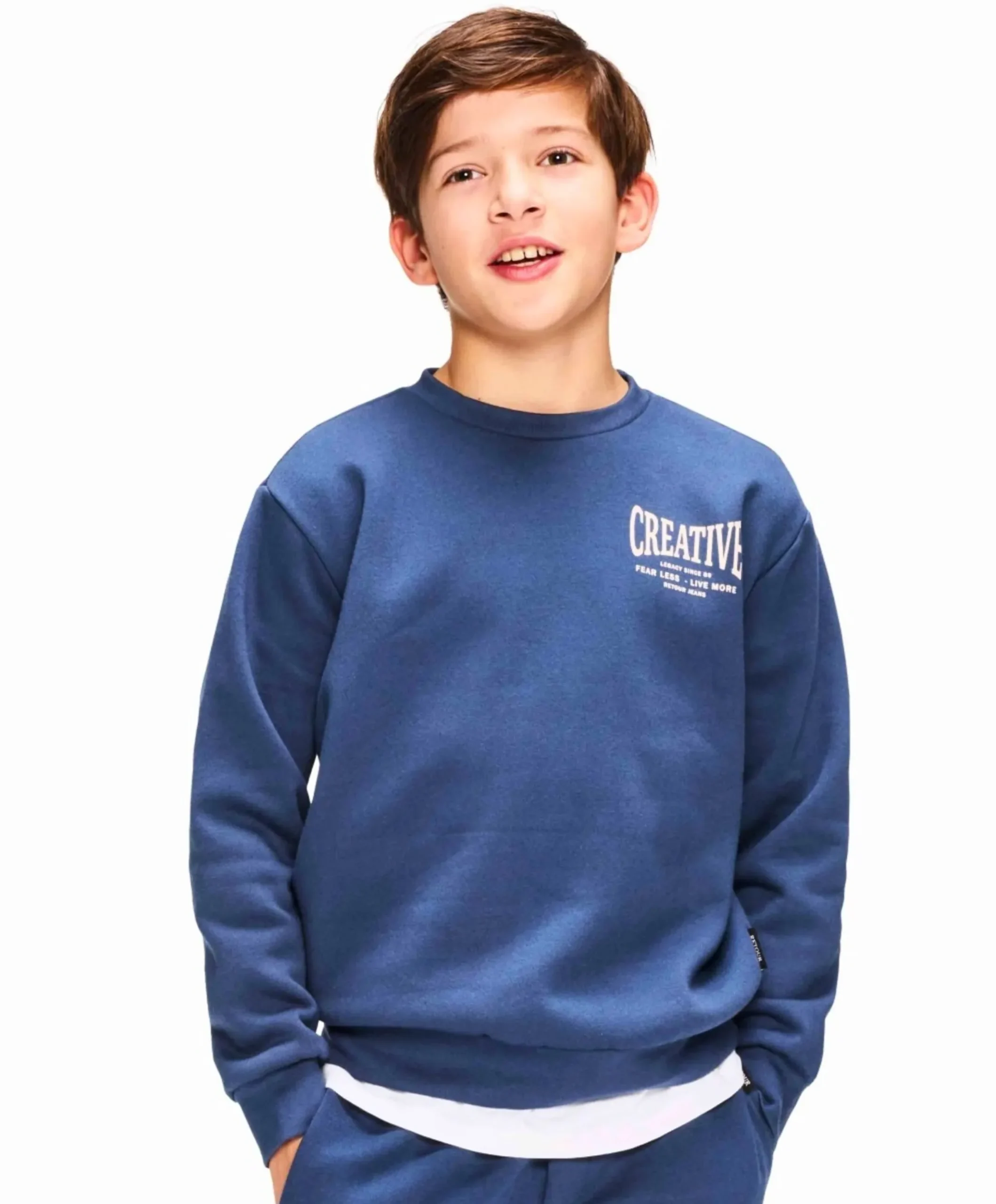 Jongens trui blauw