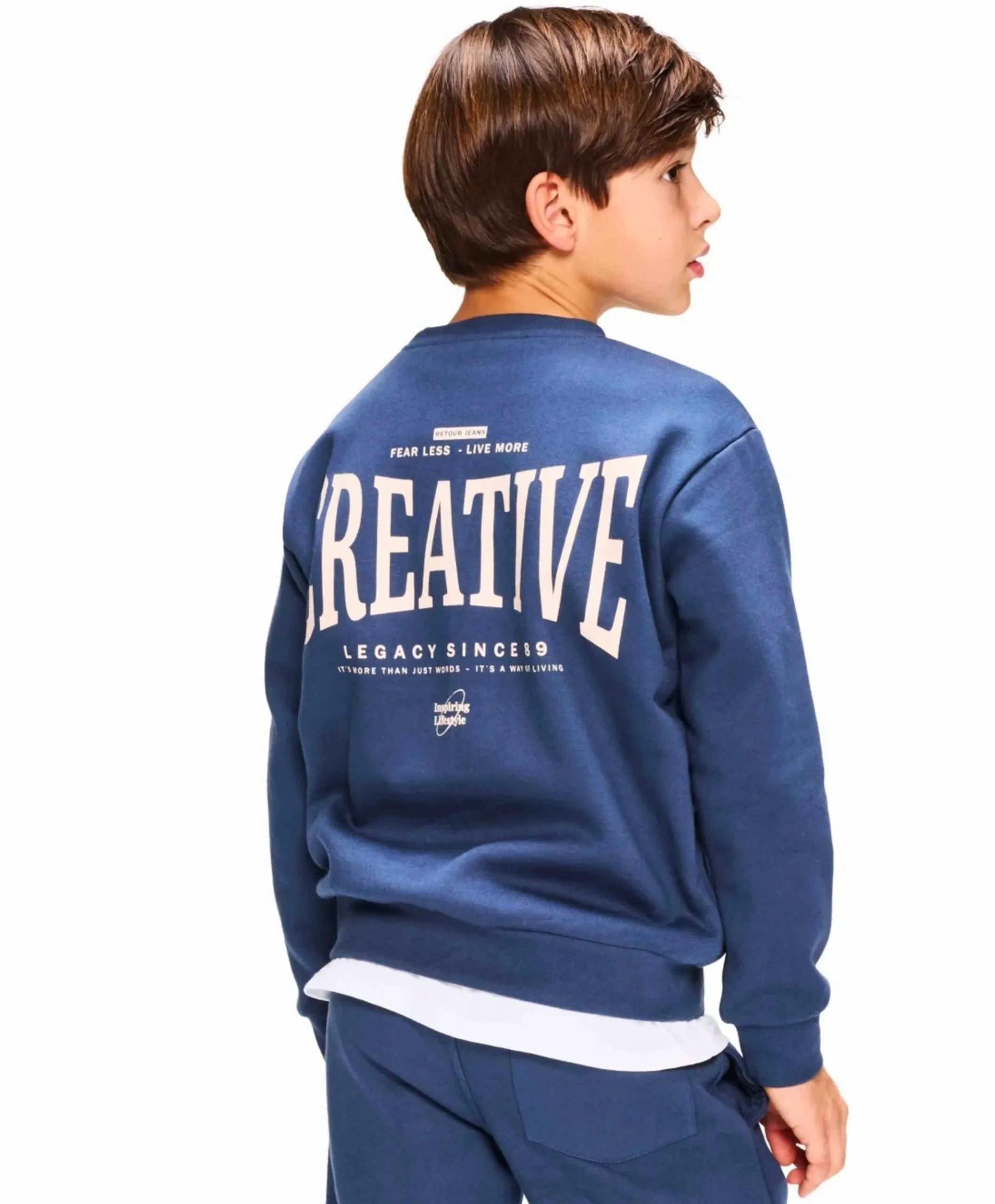 Jongens trui blauw