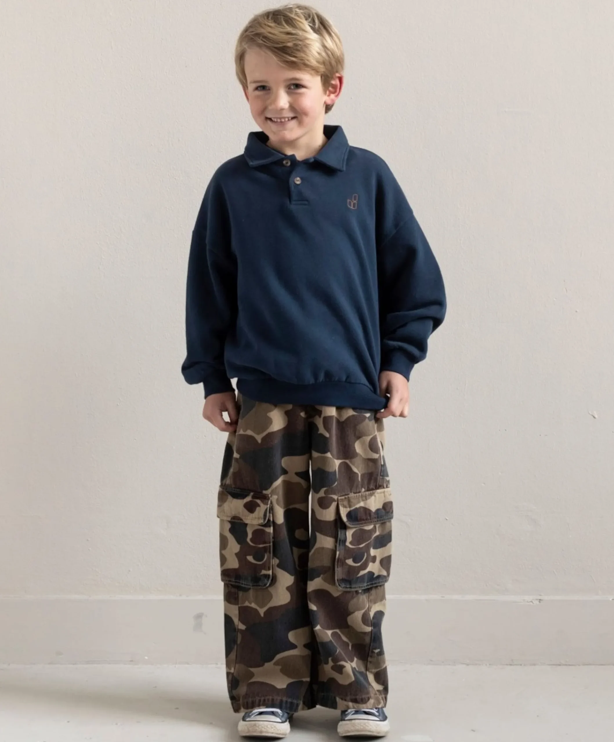 Jongens trui blauw