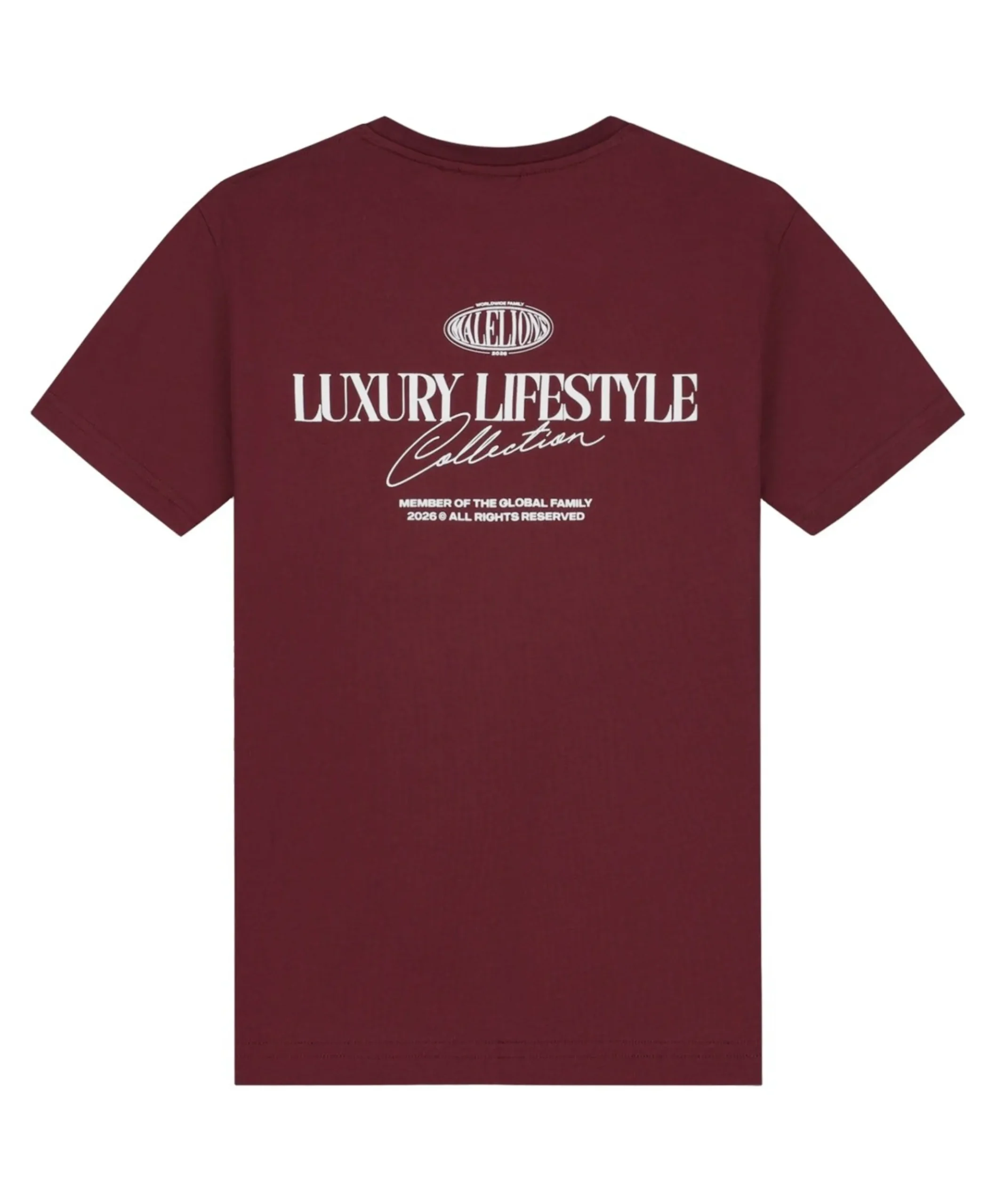 Jongens T-shirt bordeaux