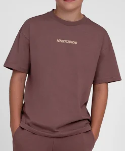 Jongens T-shirt bordeaux