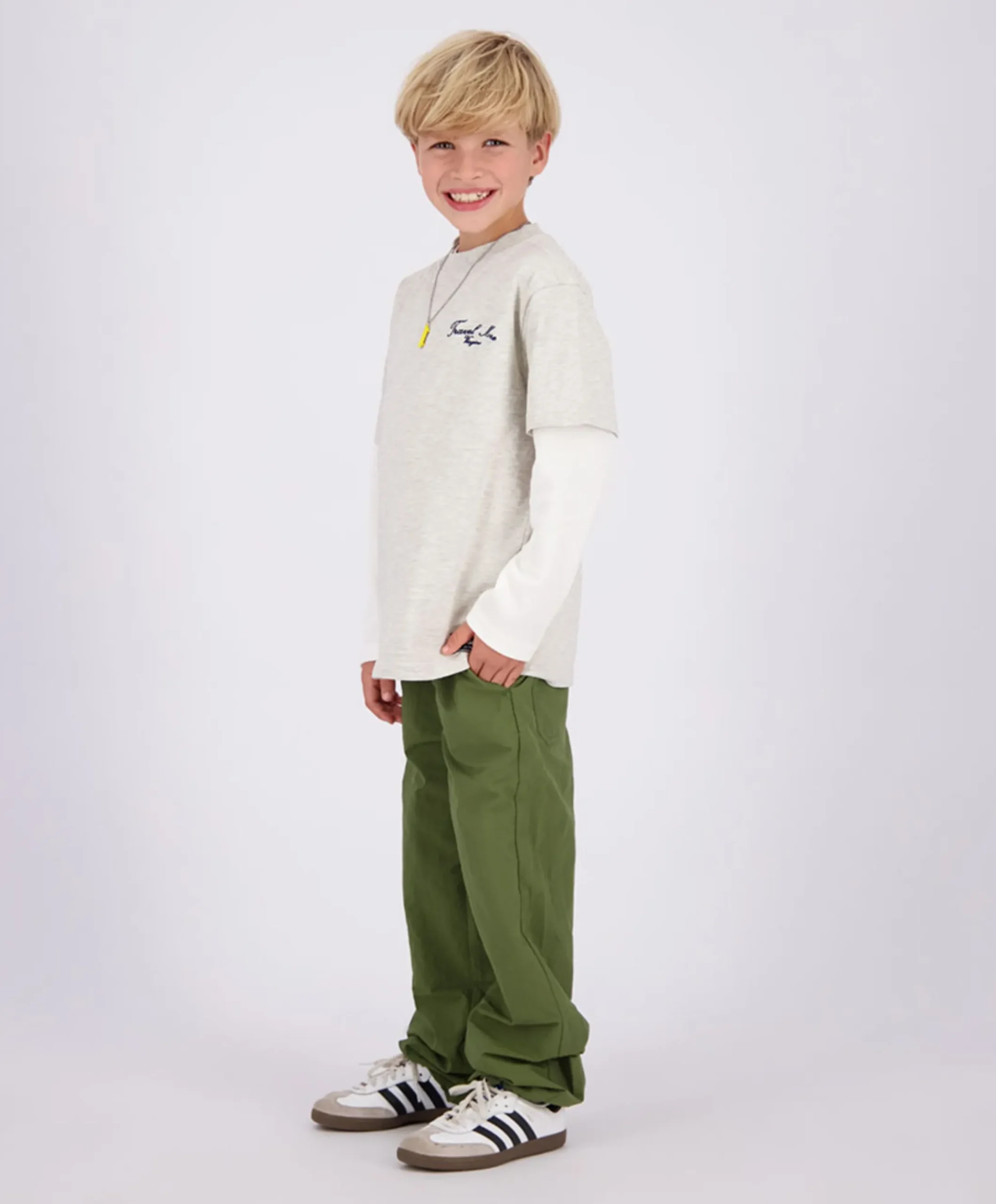Jongens T-shirt ecru