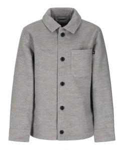 Jongens vest grijs