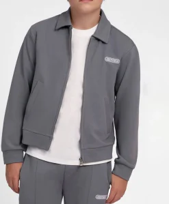 Jongens vest grijs