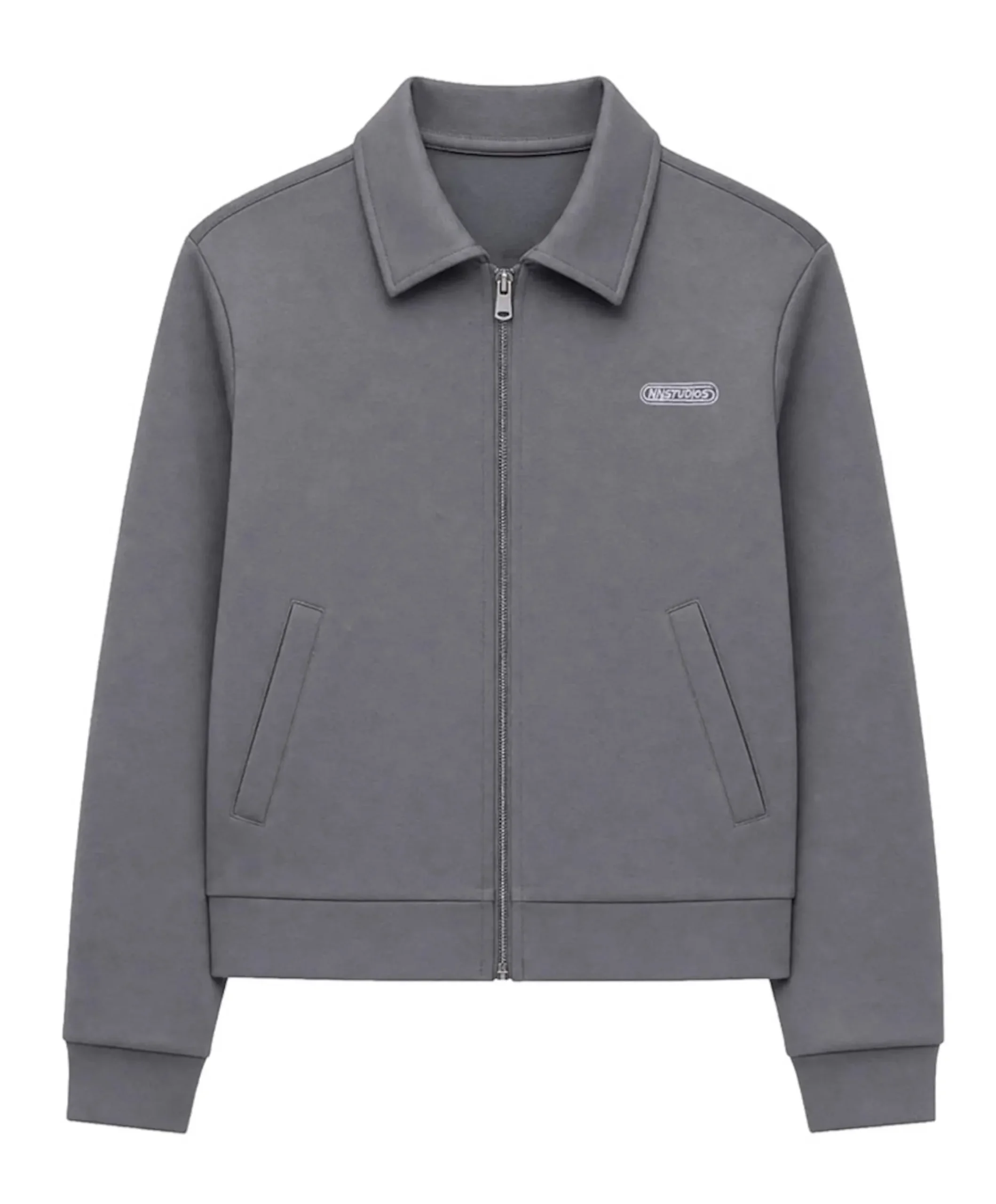 Jongens vest grijs