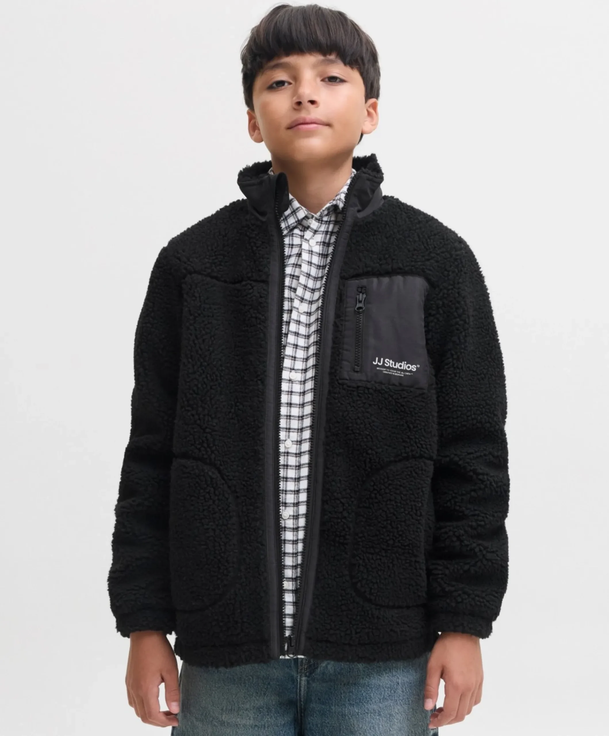 Jongens vest zwart