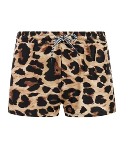 Jongens zwemshort bruin