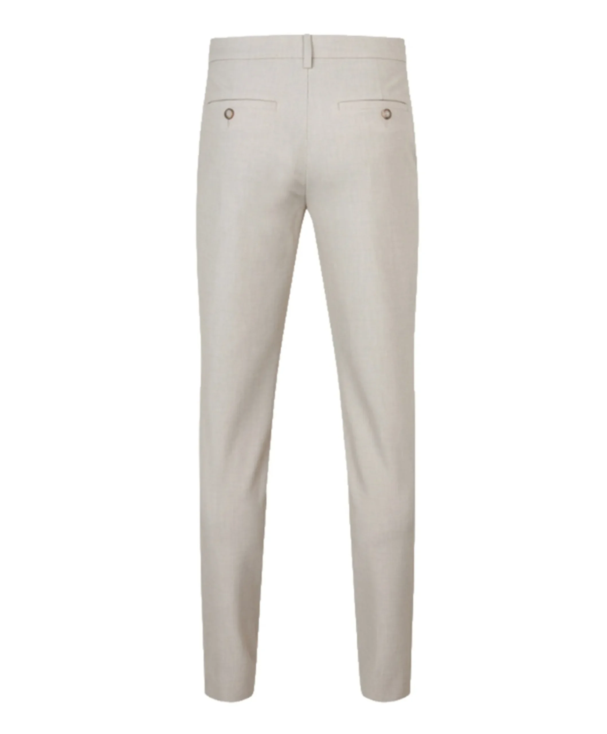 JOSHPL 189 BEIGE MICRO CHECK heren broek beige
