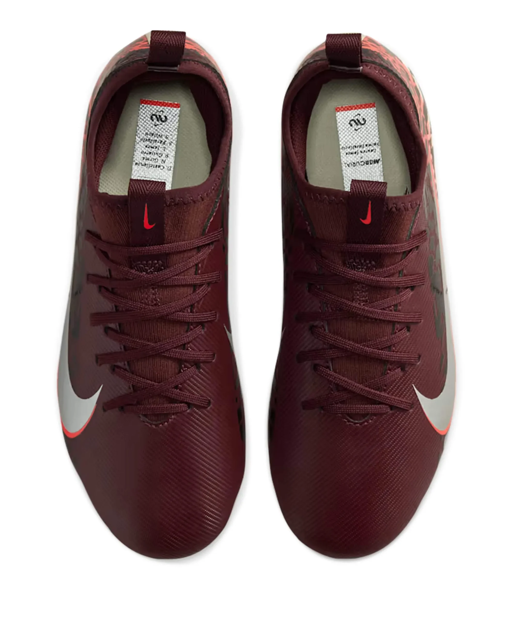 Jr Zm Vapor 16 Acad Fg/mg Nu3 jongens voetbalschoenen bordeaux