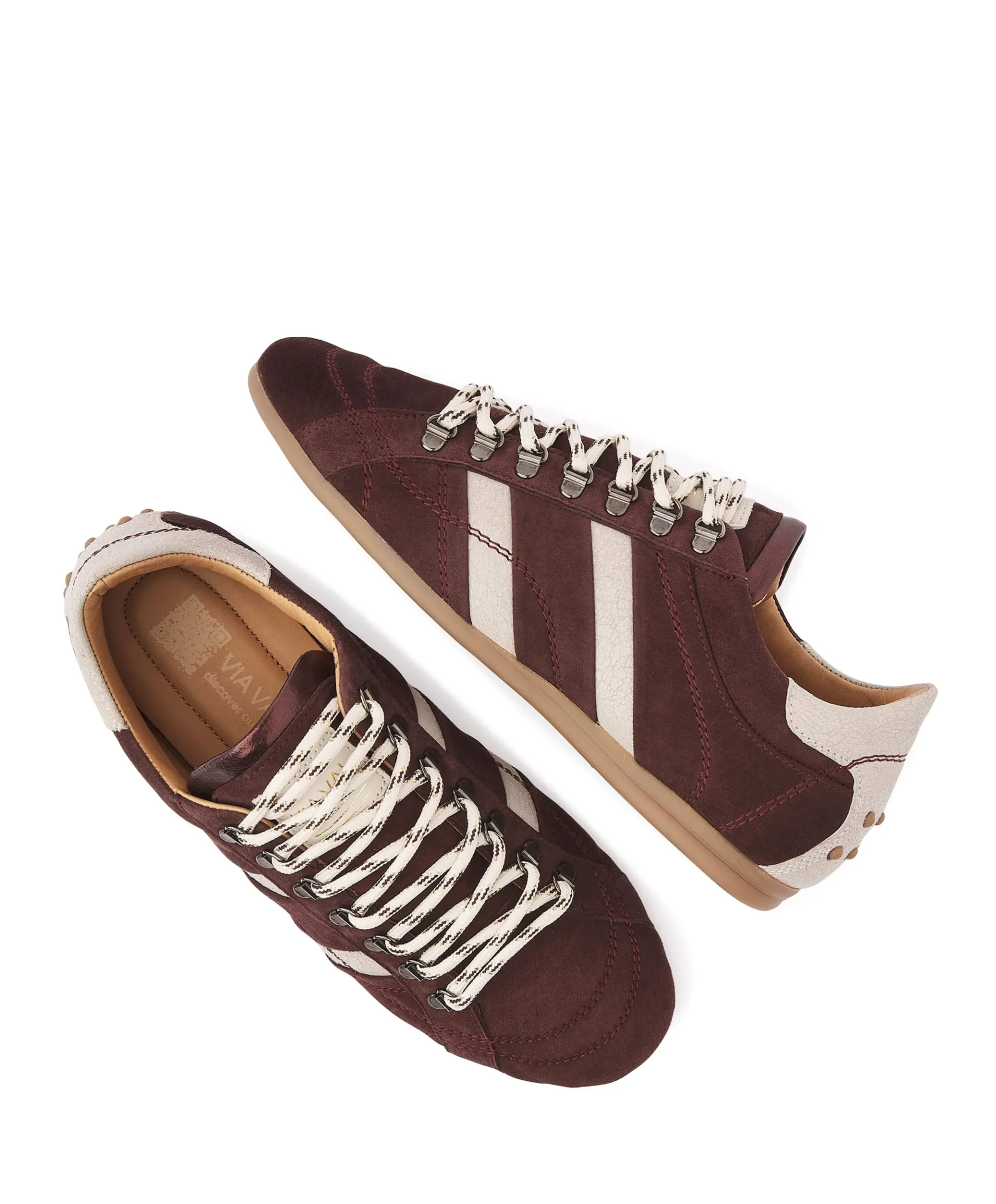 June Jackie dames sneakers bordeaux