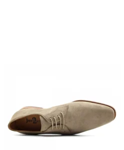 Just2ofus heren veterschoenen beige